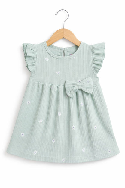 Soft ribbed cotton  Frocks