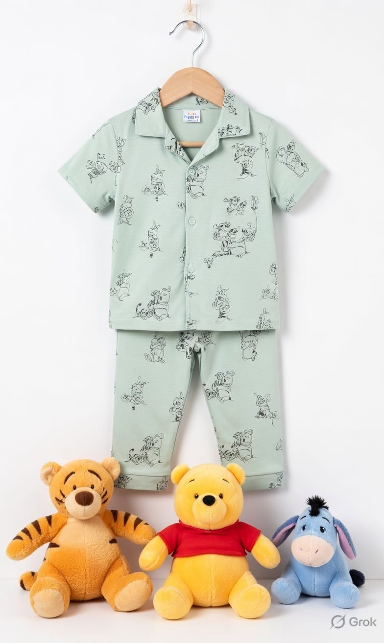 Collared Night Sets -Unisex