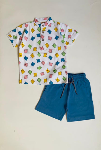 Chinese Collar Boy Cord Sets