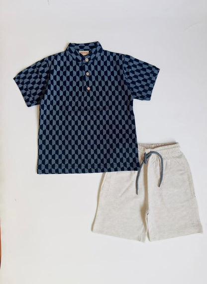 Chinese Collar Boy Cord Sets
