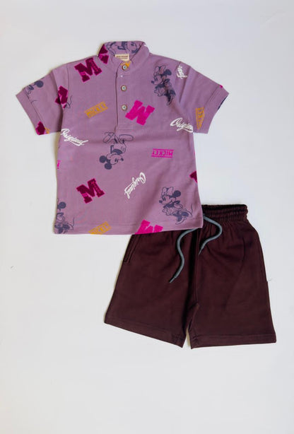 Chinese Collar Boy Cord Sets