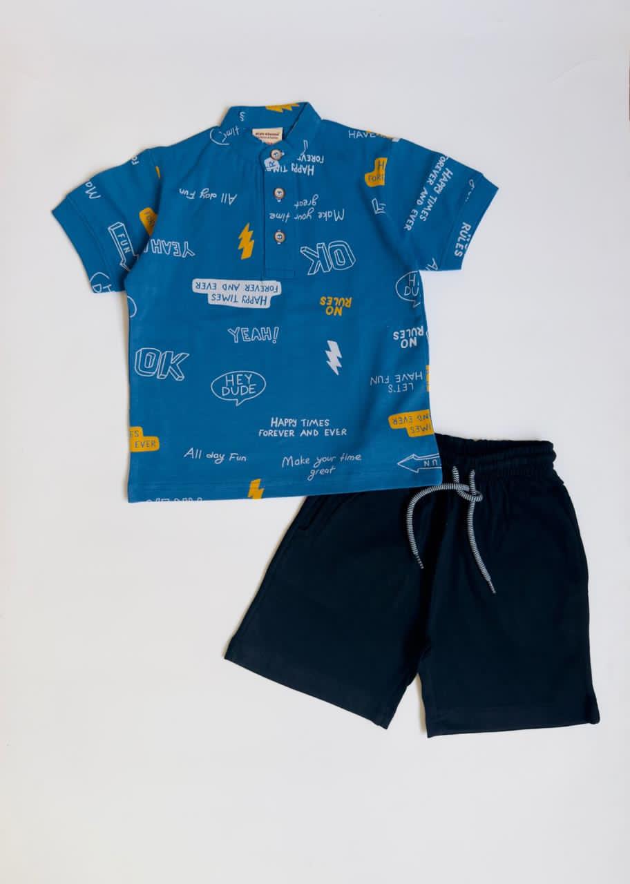 Chinese Collar Boy Cord Sets