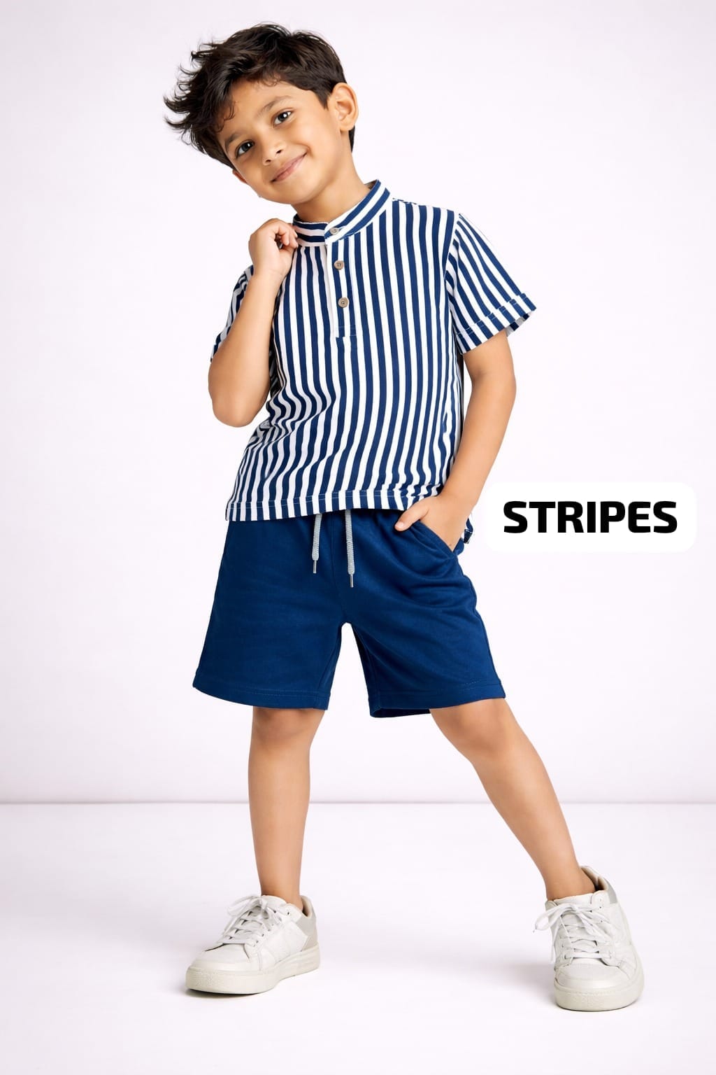 Chinese Collar Boy Cord Sets