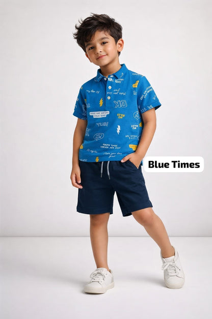 Chinese Collar Boy Cord Sets