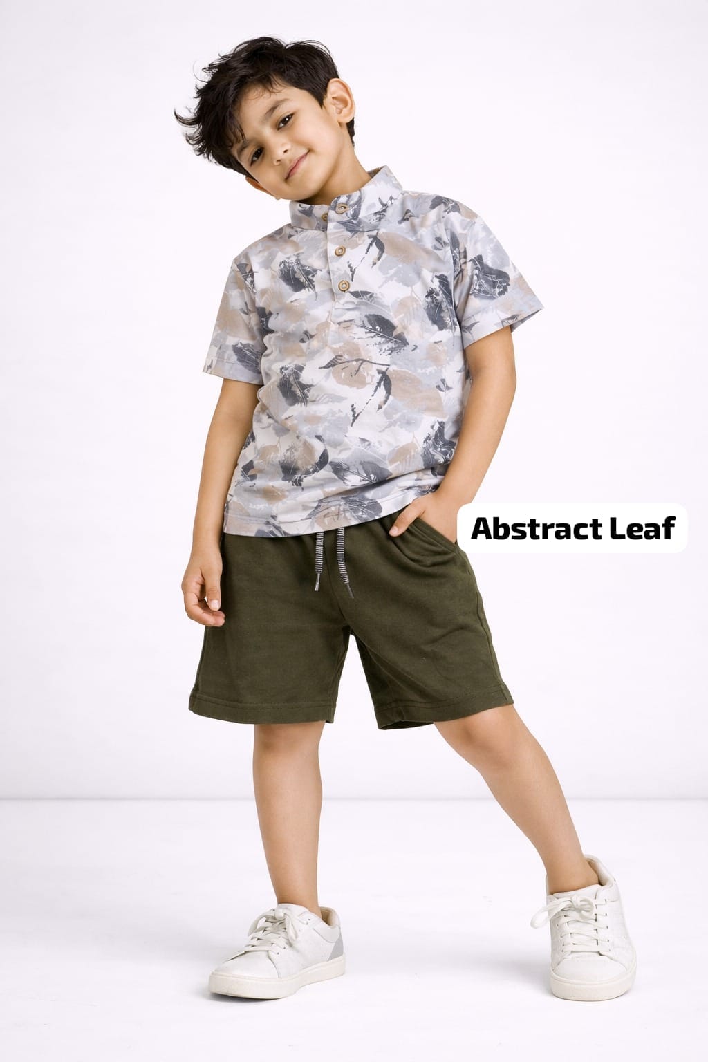 Chinese Collar Boy Cord Sets