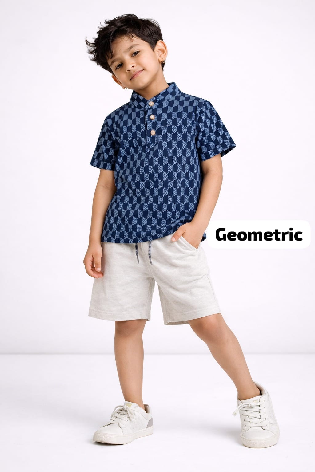 Chinese Collar Boy Cord Sets