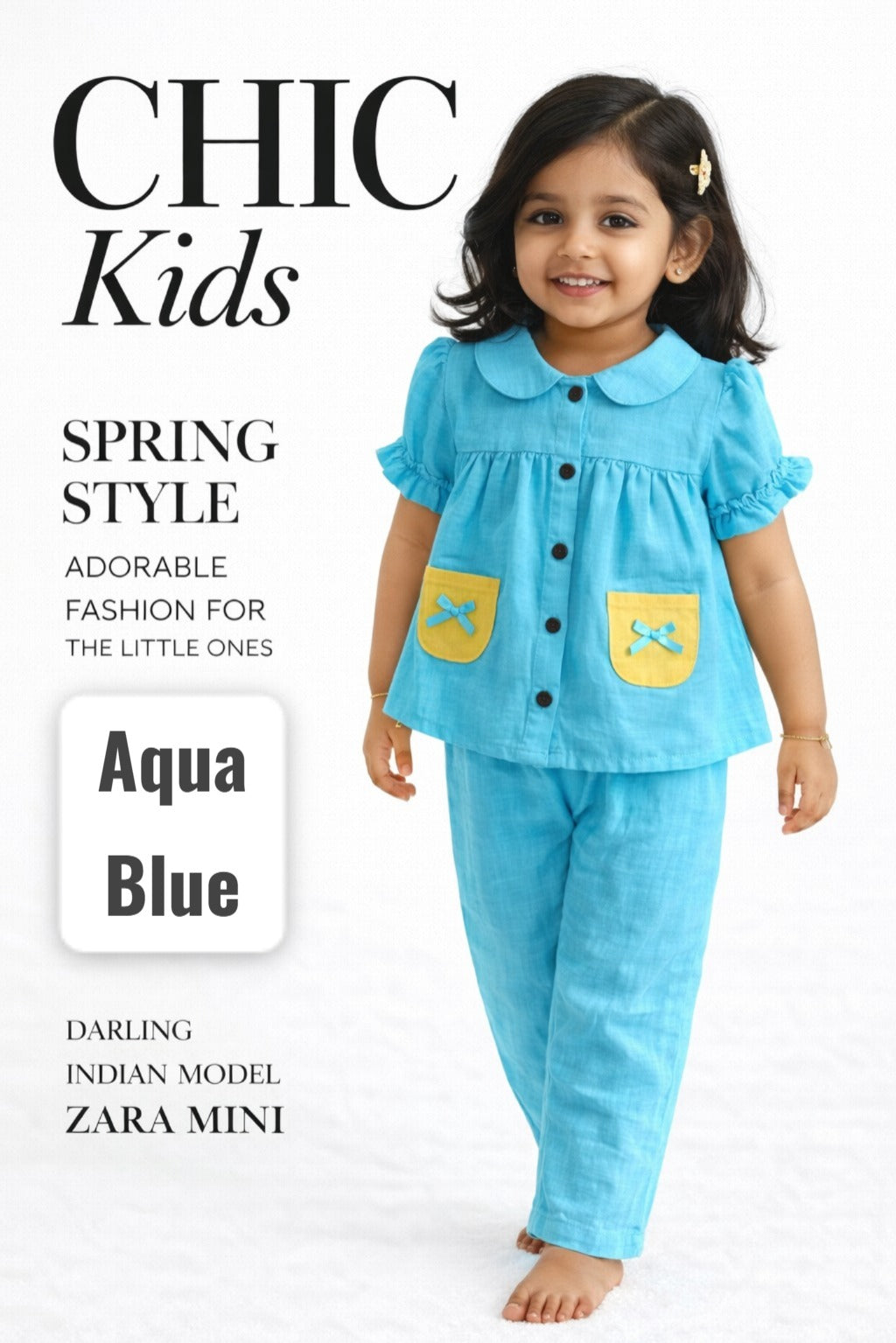 2 Layer Muslin Double Pocket Sets 9-12m