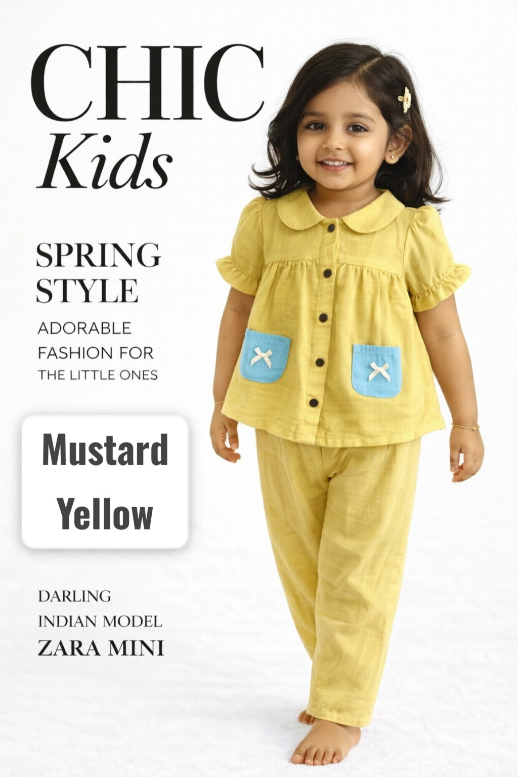 2 Layer Muslin Double Pocket Sets 9-12m