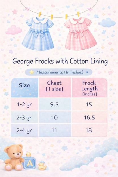 Georgette Frock with Cotton Lining