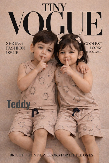 Sleeveless Coords unisex (1 to 8yrs)