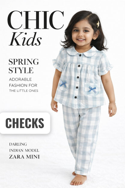 2 Layer Muslin Double Pocket Sets 9-12m