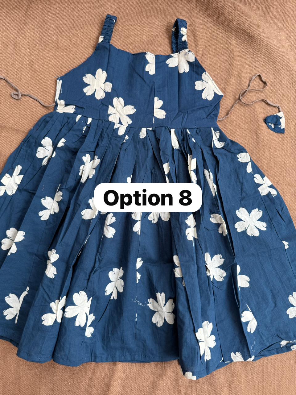 Pure Cotton Frill Sleeve Frock (5-6 YEARS)