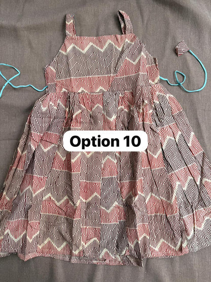Pure Cotton Frill Sleeve Frock (5-6 YEARS)