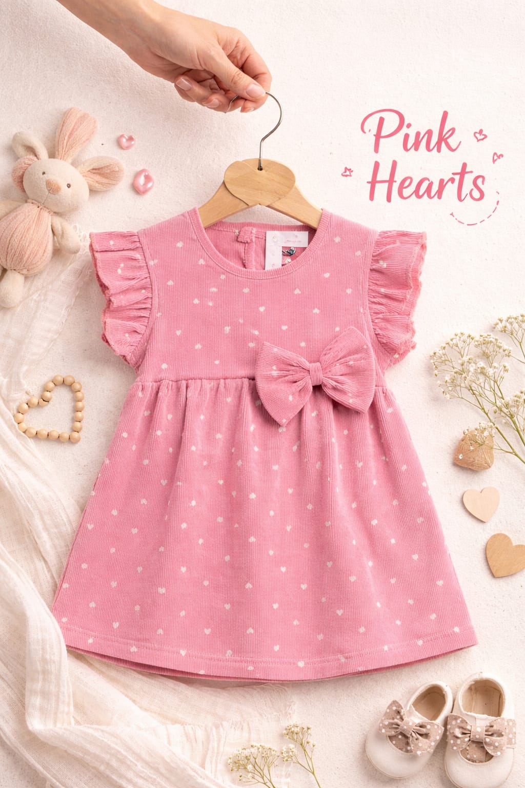 Soft Cotton Bow Frocks
