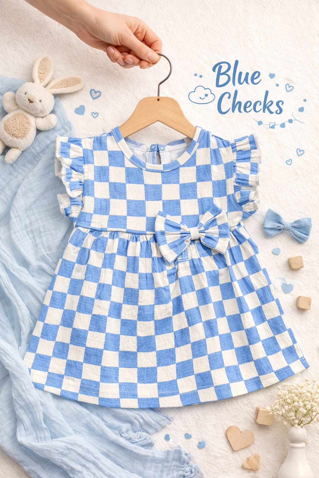 Soft Cotton Bow Frocks