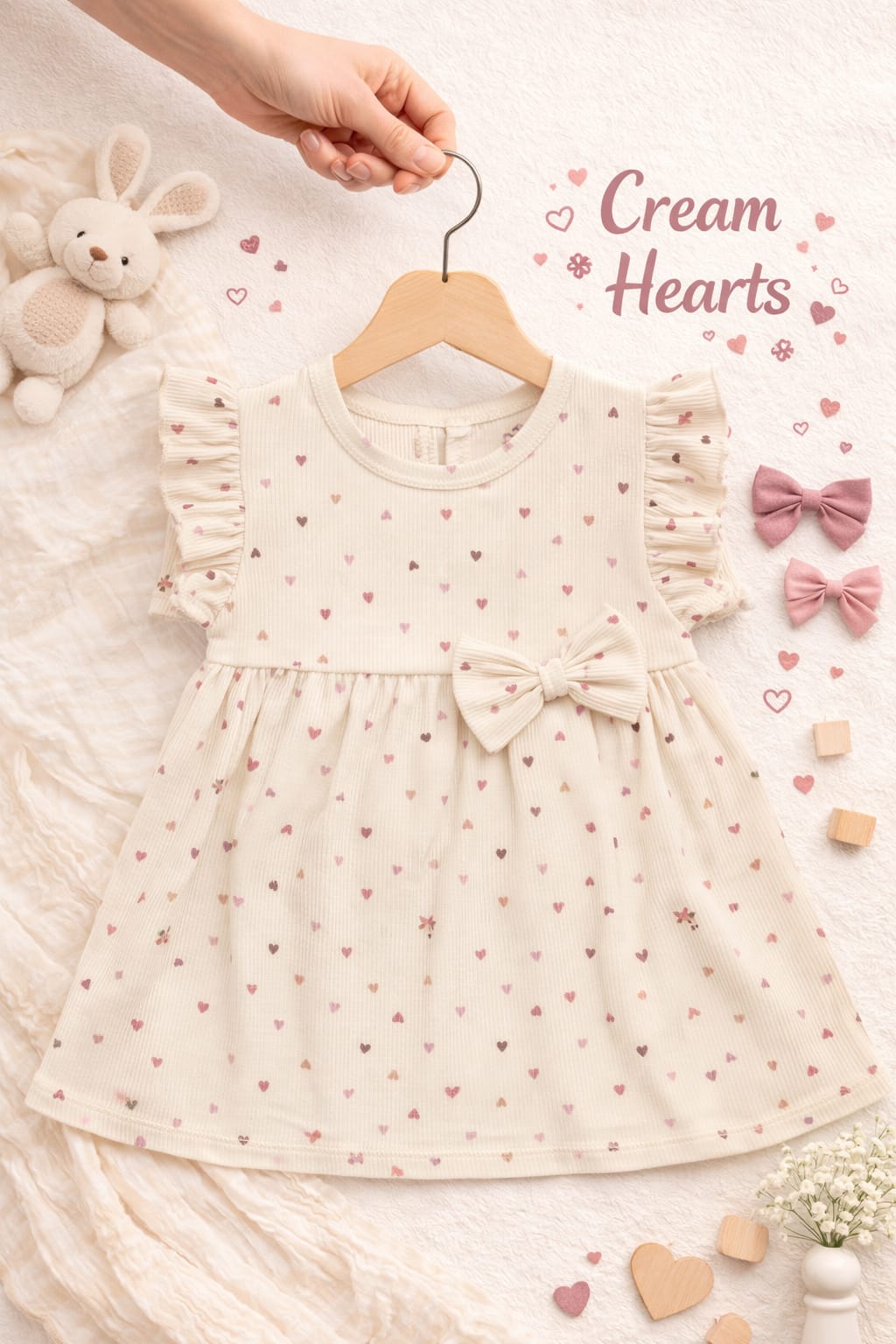 Soft Cotton Bow Frocks