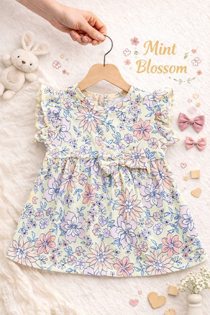 Soft Cotton Bow Frocks
