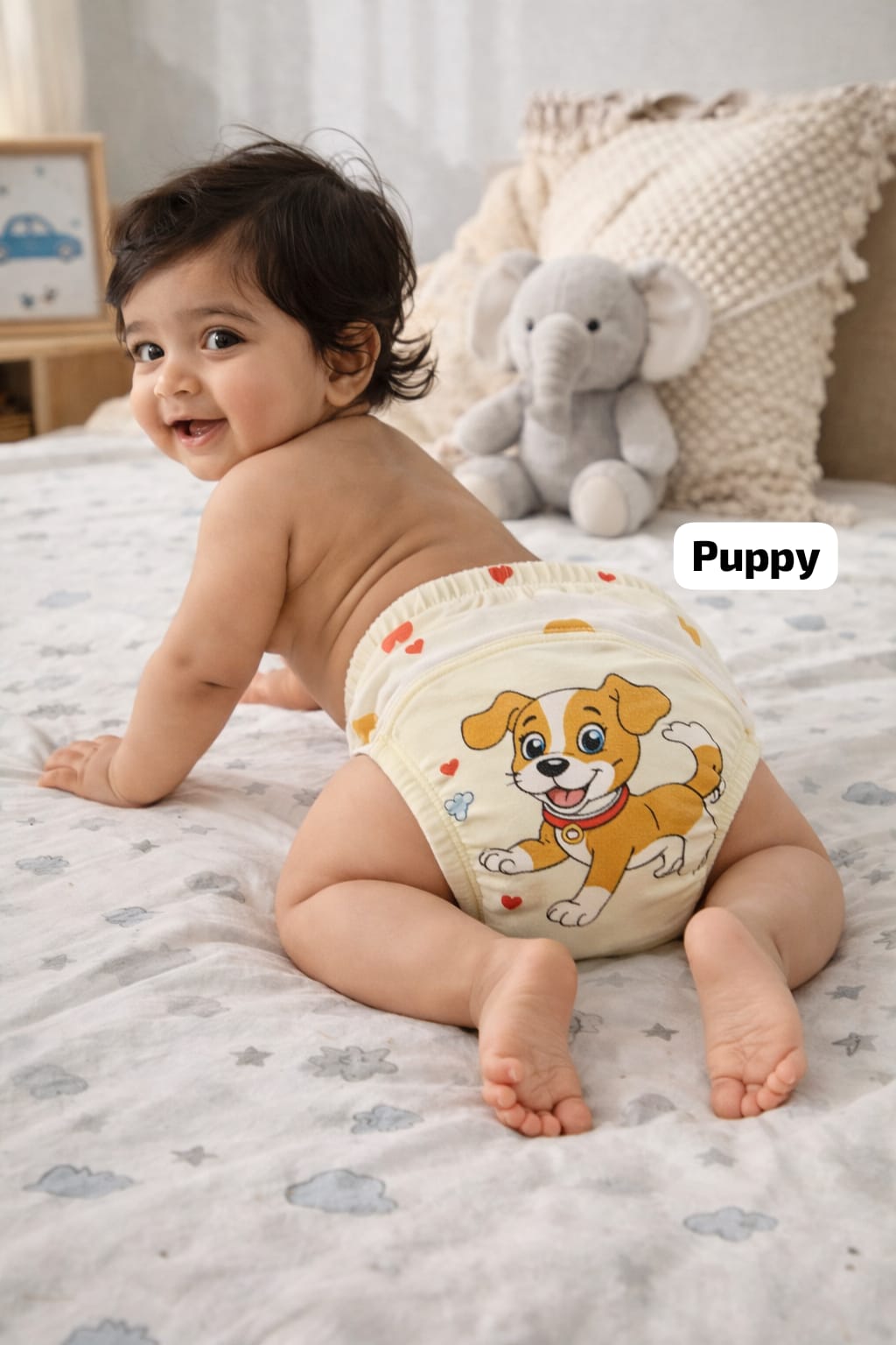 Baby Diaper Pants | Potty Training Underwear | Soft, Washable & Reusable Cotton Nappies for Boys & Girls | Multicolor Prints