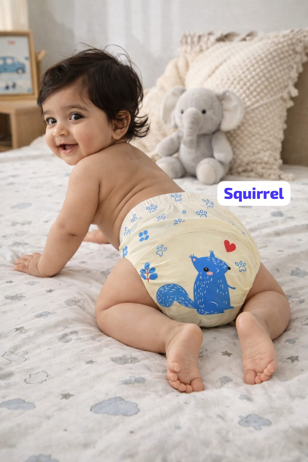 Baby Diaper Pants | Potty Training Underwear | Soft, Washable & Reusable Cotton Nappies for Boys & Girls | Multicolor Prints