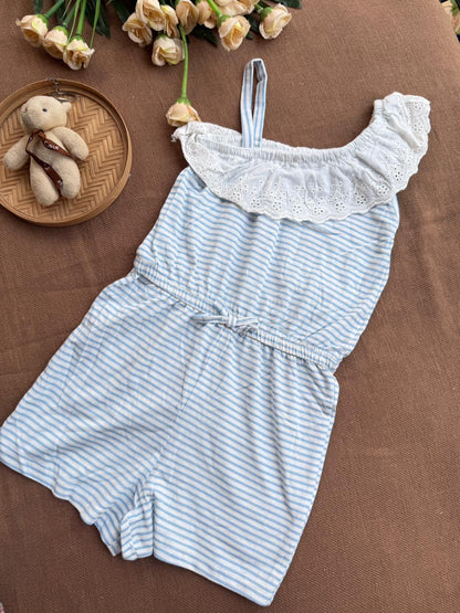 Baby Girls Stylish Cotton Jumpsuit | Summer Special | Soft & Breathable Outfit for Toddlers (1–10 Years) | Multiple Designs
