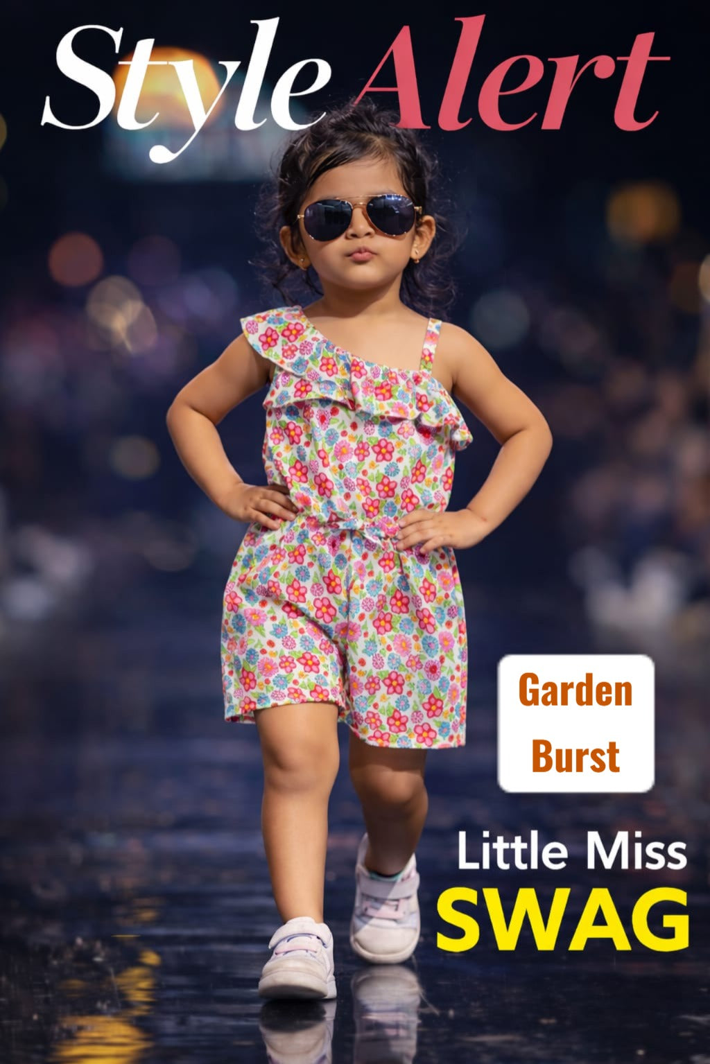 Baby Girls Stylish Cotton Jumpsuit | Summer Special | Soft & Breathable Outfit for Toddlers (1–10 Years) | Multiple Designs