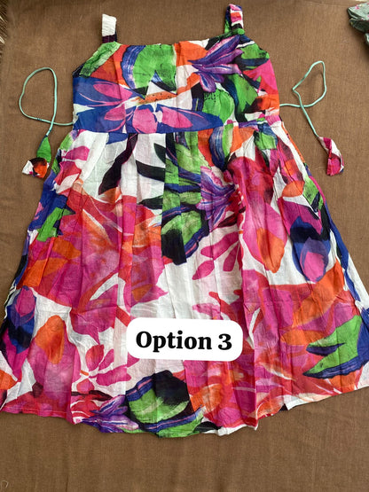 Cotton Summer Frocks (9-10yrs) | Size 32