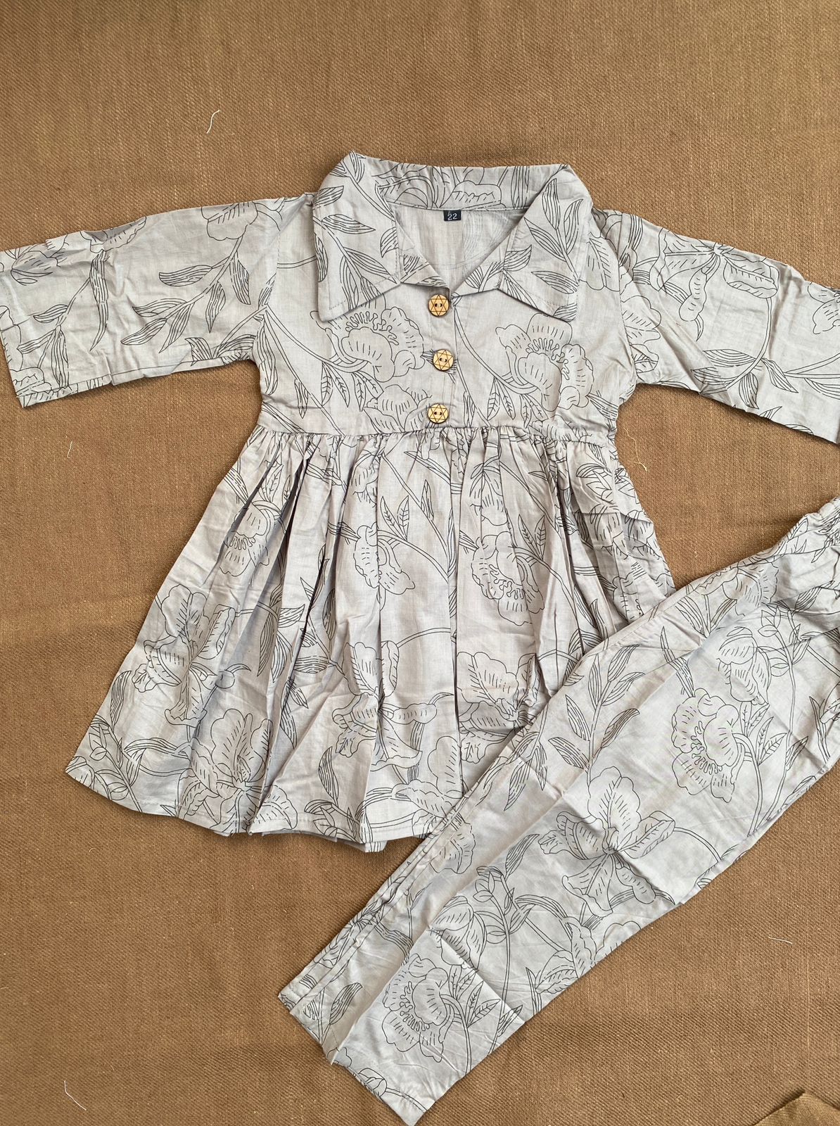 Summer Cotton Coords for Girls |2-3yrs size |Size 22 | Pure Aesthetic collection