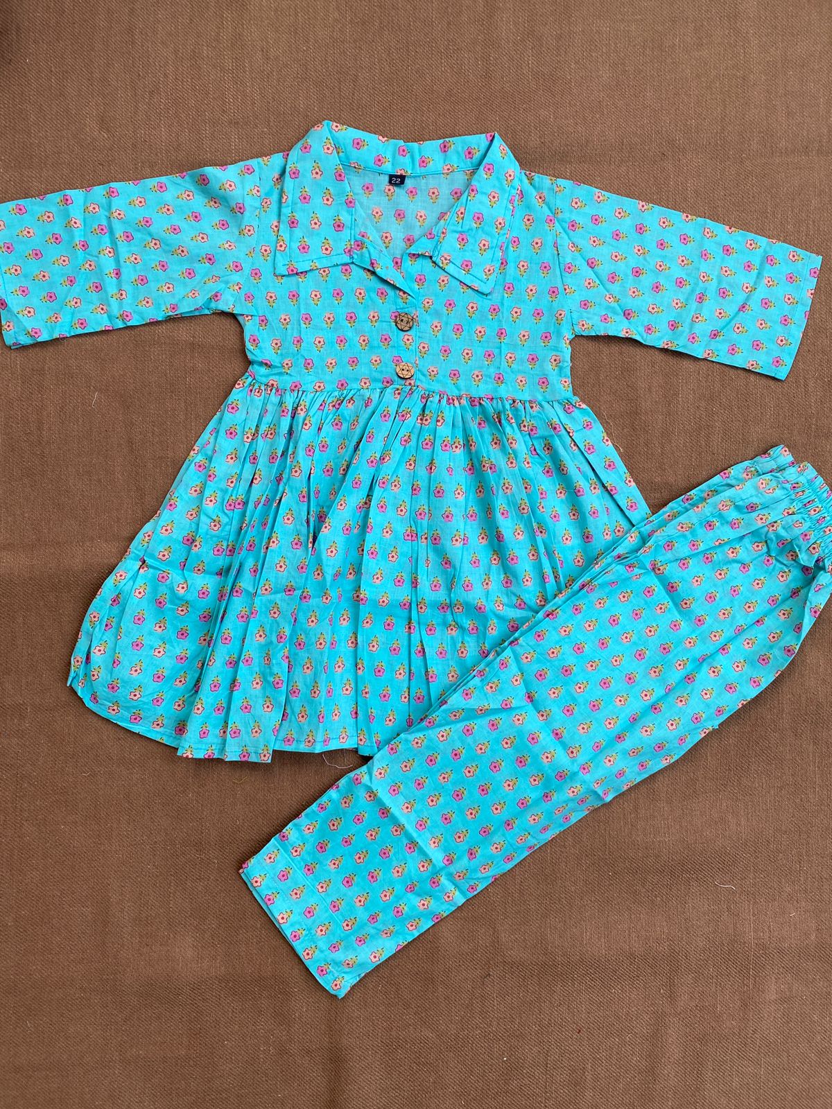 Summer Cotton Coords for Girls |2-3yrs size |Size 22 | Pure Aesthetic collection