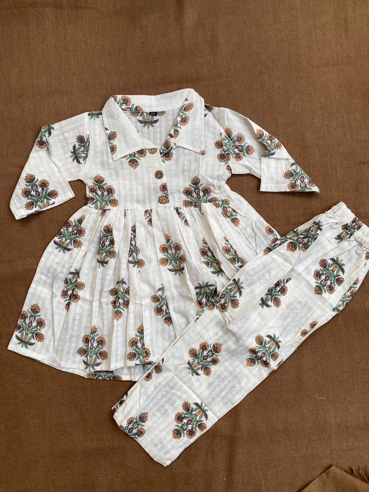 Summer Cotton Coords for Girls |2-3yrs size |Size 22 | Pure Aesthetic collection