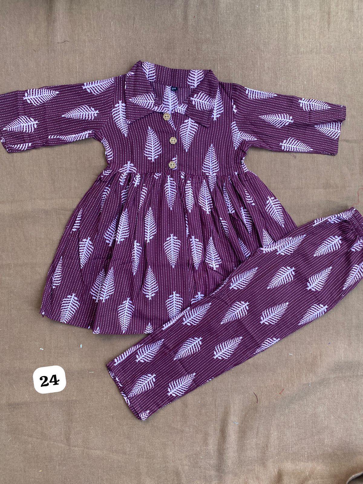 Summer Cotton Coords for Girls |3-4yrs size |Size 24 | Pure Aesthetic collection