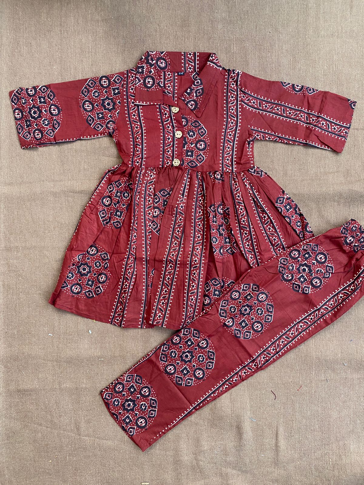 Summer Cotton Coords for Girls |3-4yrs size |Size 24 | Pure Aesthetic collection