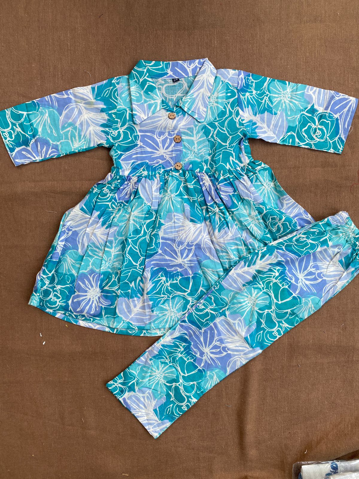 Summer Cotton Coords for Girls |3-4yrs size |Size 24 | Pure Aesthetic collection