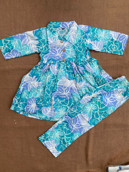 Summer Cotton Coords for Girls |3-4yrs size |Size 24 | Pure Aesthetic collection