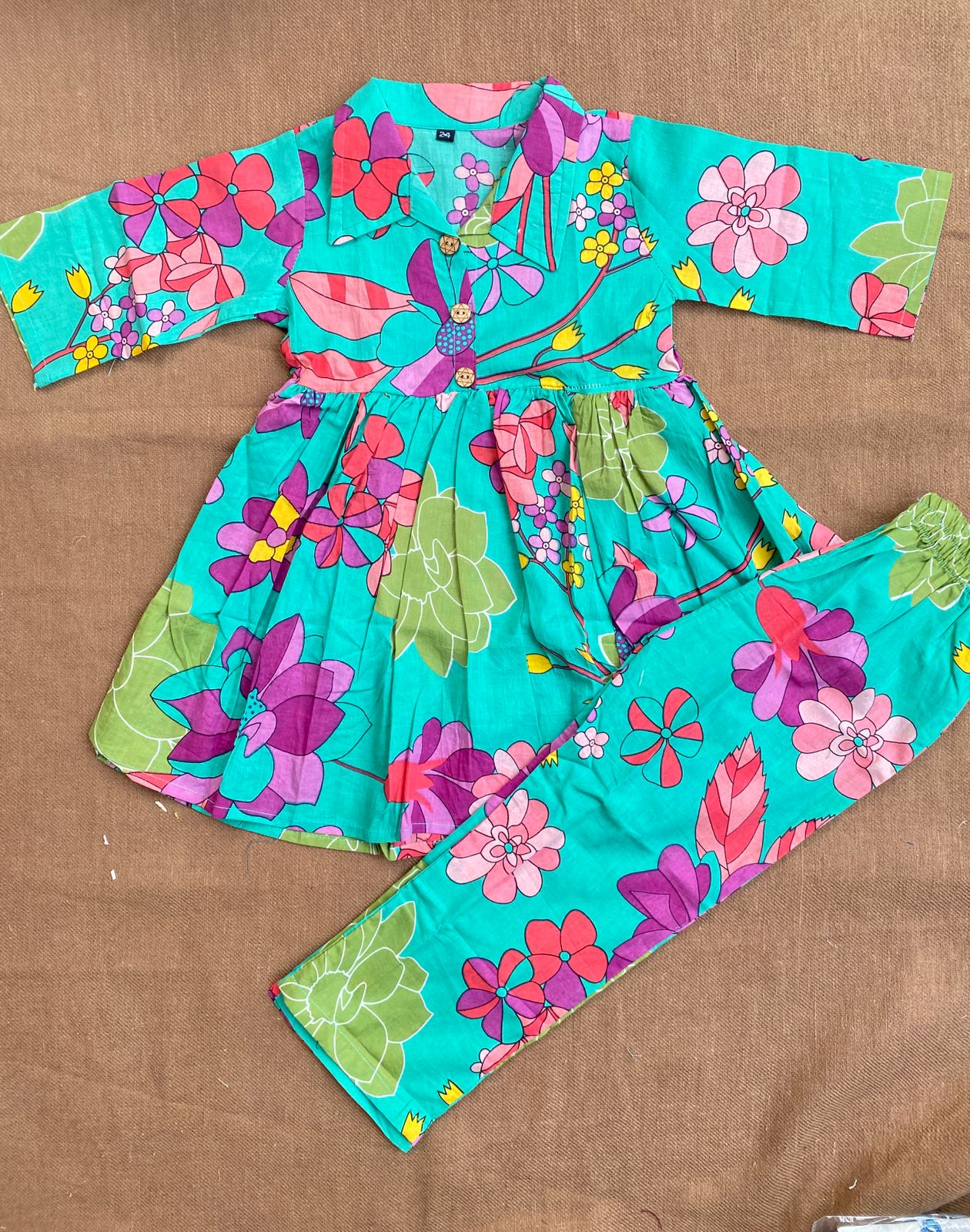 Summer Cotton Coords for Girls |3-4yrs size |Size 24 | Pure Aesthetic collection