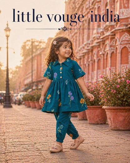 Summer Cotton Coords for Girls |5yrs size |Size 26 | Indian Designs | Pure Aesthetic collection