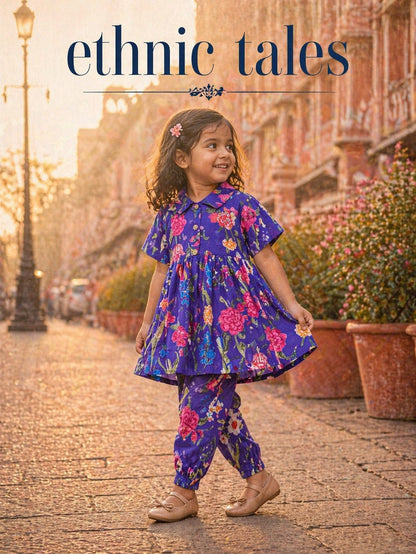 Summer Cotton Coords for Girls |5yrs size |Size 26 | Indian Designs | Pure Aesthetic collection