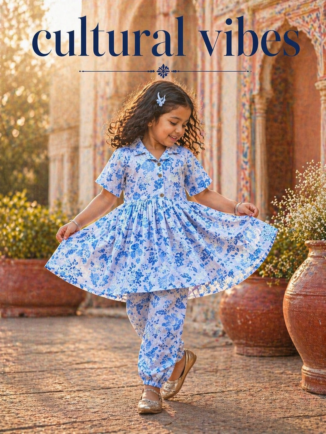 Summer Cotton Coords for Girls |5yrs size |Size 26 | Indian Designs | Pure Aesthetic collection