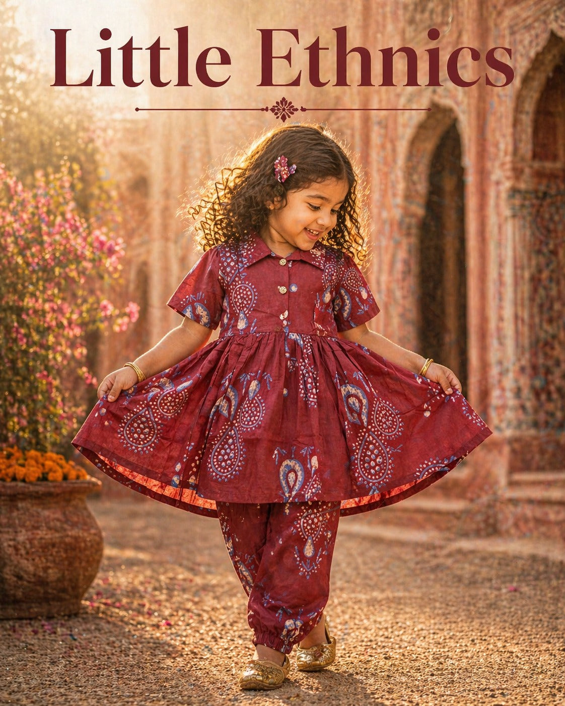 Summer Cotton Coords for Girls |5yrs size |Size 26 | Indian Designs | Pure Aesthetic collection