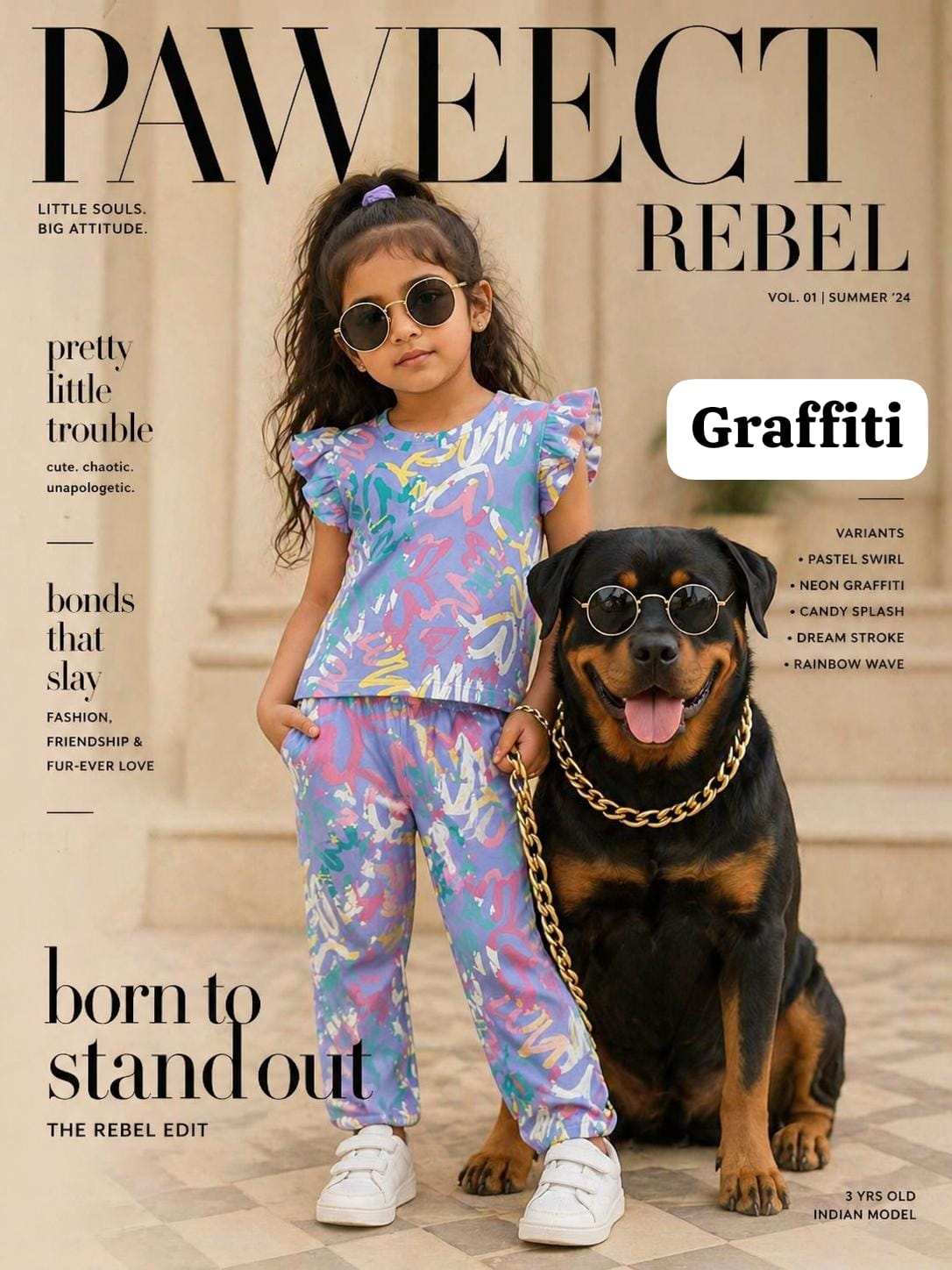 Ribbed Printed Pant Sets | Frill Sleeve Co-ords | 2-6 Years