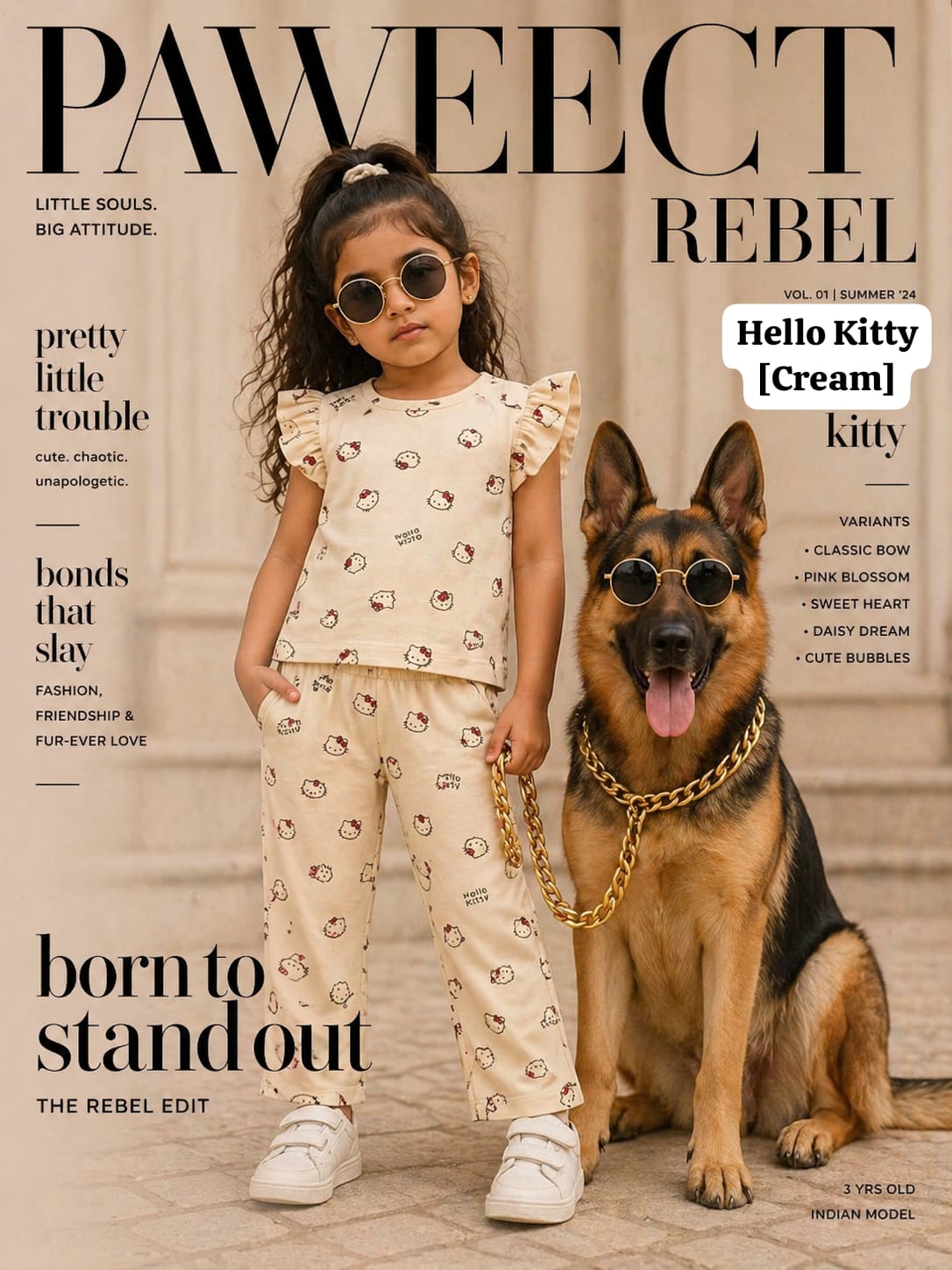 Ribbed Printed Pant Sets | Frill Sleeve Co-ords | 2-6 Years