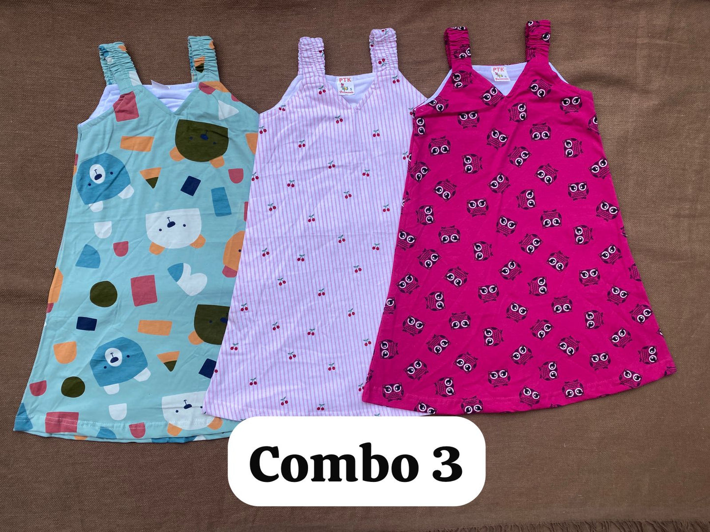 Summer Special Frocks (Pack of 3)-(4-5 Y)