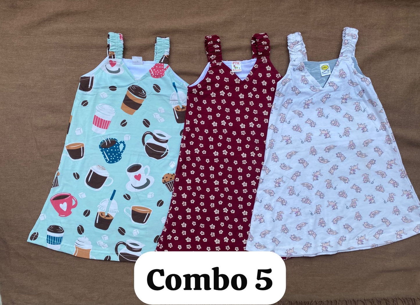 Summer Special Frocks (Pack of 3)-(4-5 Y)