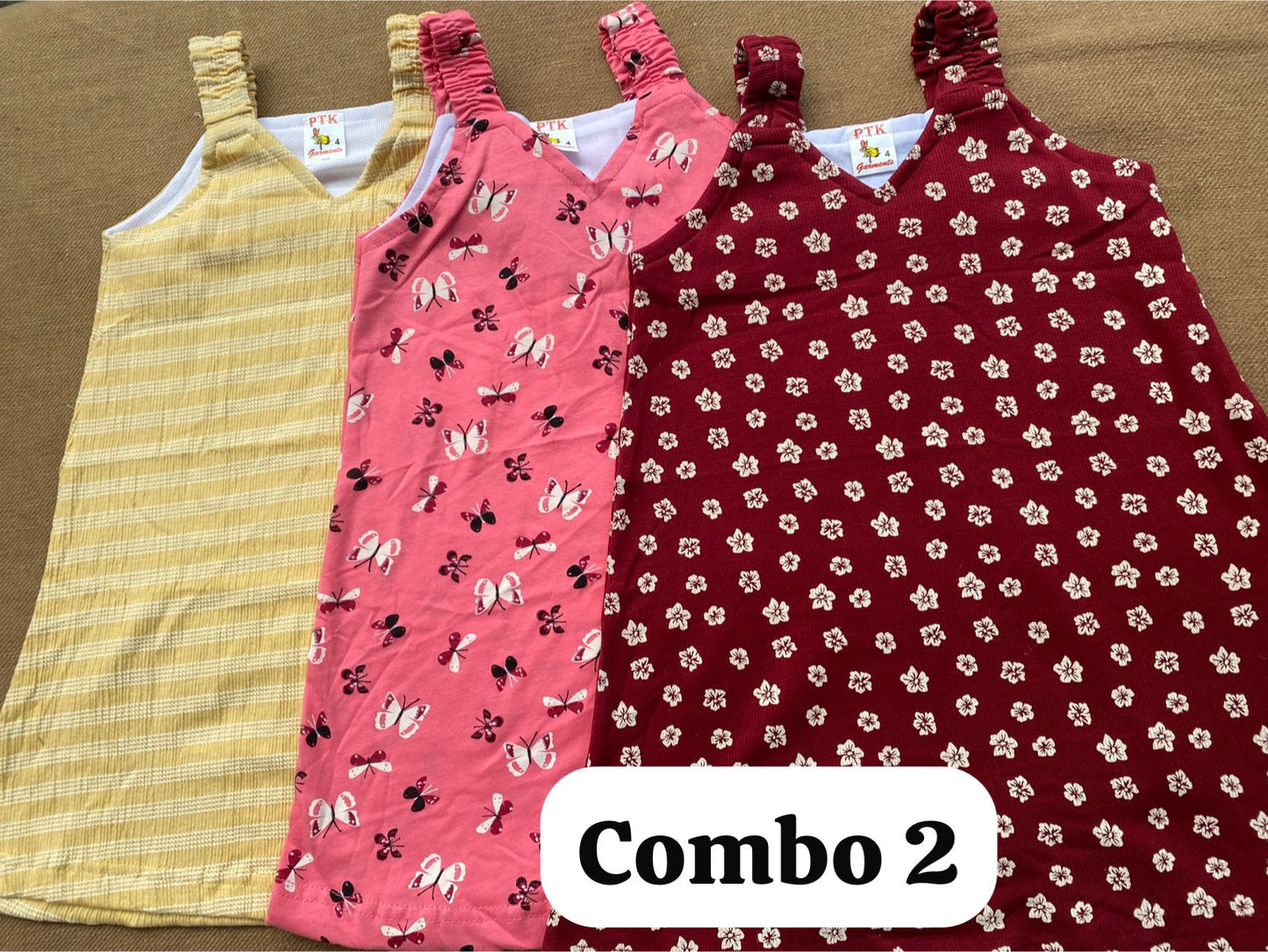 Summer Special Frocks (Pack of 3)-(3-4 Yrs)