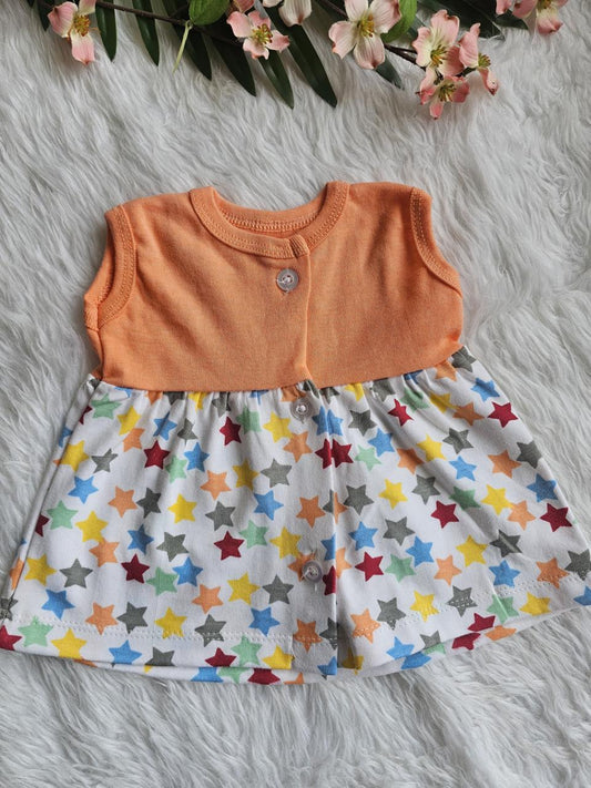 Casual Sleeveless Frocks-Girls