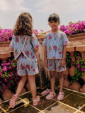 Aesthetic Scalopp Lace Cord-Set girls cotton