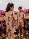 Aesthetic Scalopp Lace Cord-Set girls cotton