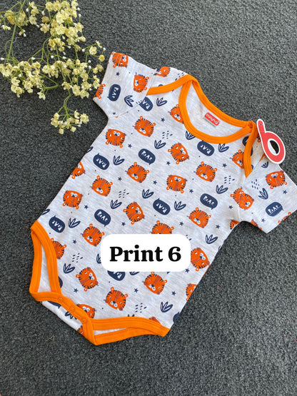 Half-Sleeve Onesie (9-12 Months)| rompers