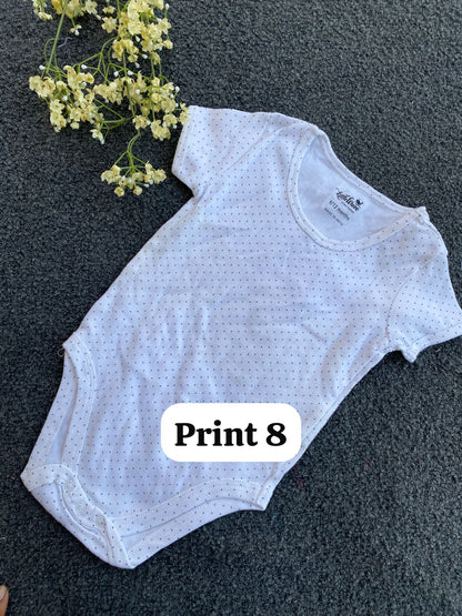 Half-Sleeve Onesie (9-12 Months)| rompers