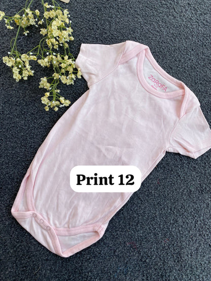 Half-Sleeve Onesie (9-12 Months)| rompers