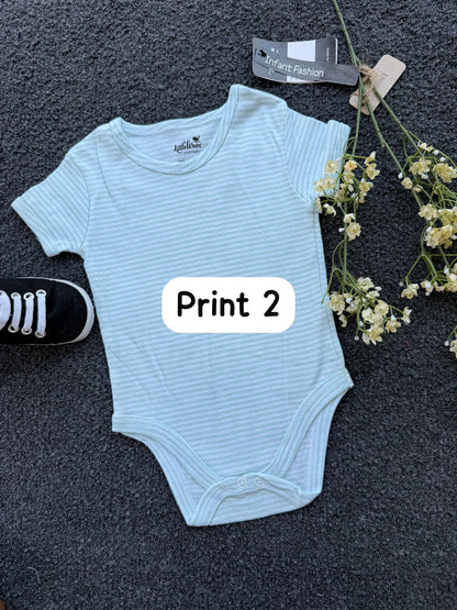 Half-Sleeve Onesie (3-6 Months)| rompers